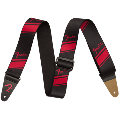 FENDER STRAP COMPETITION STRIPE RUBY 2"