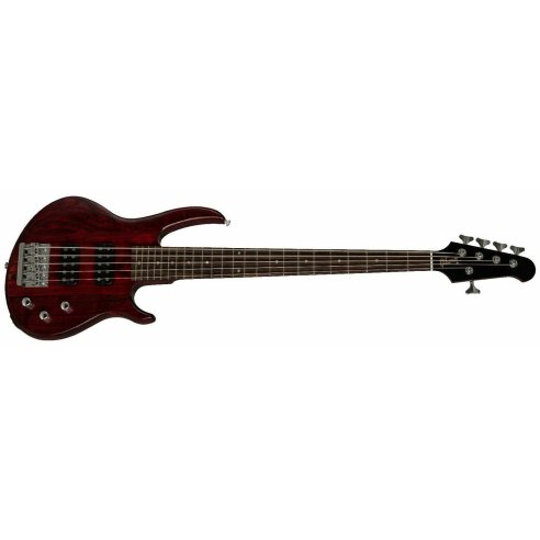 GIBSON EB BASS 5 STRING 2019 WINE RED SATIN