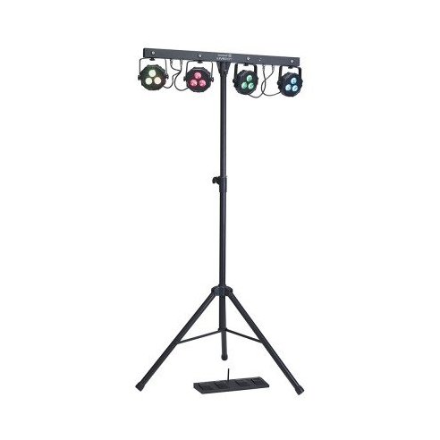 HIT MUSIC LIVE SET 4 PROJECTOR BAR 3X9 LED + 1X1 FLASH LED