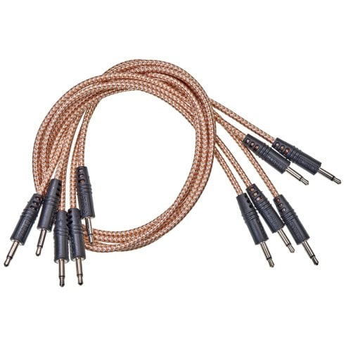 AQA 15SB PUPPY CABLE 15CM 5 PACK SILVER BROWN