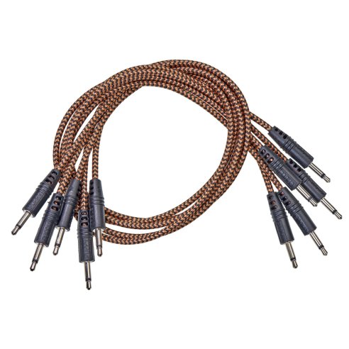 AQA 30BB PUPPY CABLE 30CM 5 PACK BLACK BROWN