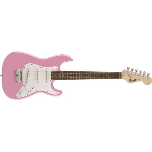 SQUIER AFFINITY MINI STRAT PINK RW