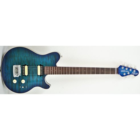 MUSIC MAN AXIS SUPER SPORT HH BALBOA BLUE QUILTED