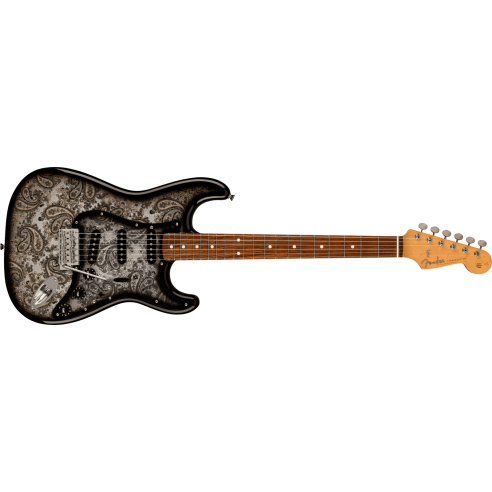 FENDER LTD STRAT RW BLACK PAISLEY