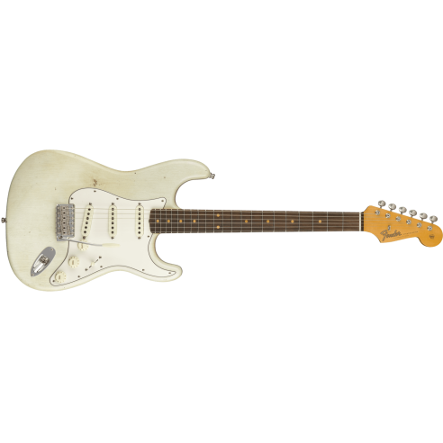 FENDER STRAT RELIC JOURNEYMAN AGED OLYMPIC WHITE