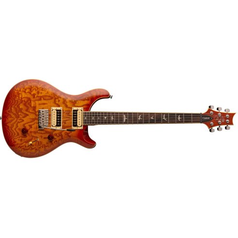 PRS SE CUSTOM 24 BURLED ASH BIRDS TR3WB