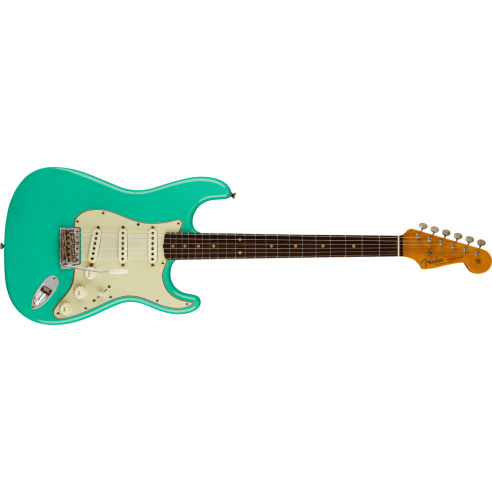 FENDER LIMITED EDITION '62/'63 STRAT JOURNEYMAN RELIC AGED SEA FOAM GREEN