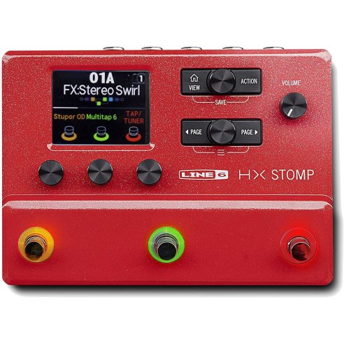 LINE6 HX STOMP RED LIMITED EDITION