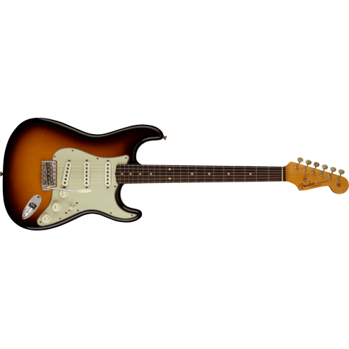 FENDER LIMITED EDITION '62/'63 STRAT JOURNEYMAN RELIC AGED 3 COLOR SUNBURST