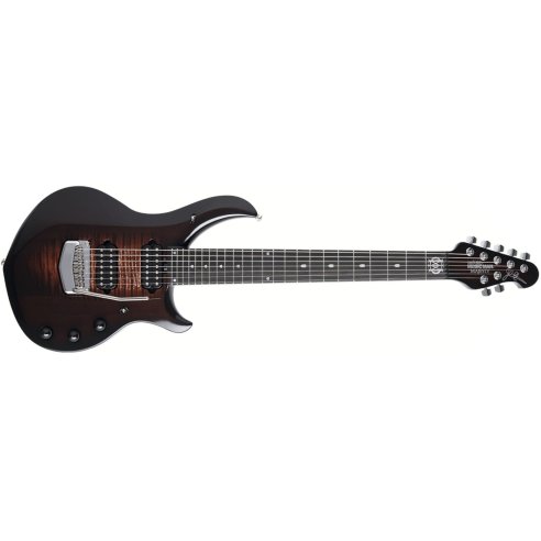 MUSIC MAN JOHN PETRUCCI MAJESTY 7 DARK ROAST EBONY