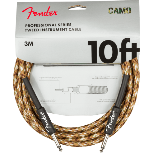 FENDER CABLE DESERT CAMO 10"