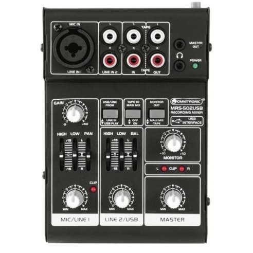 OMNITRONIC MRS-502USB MIXER