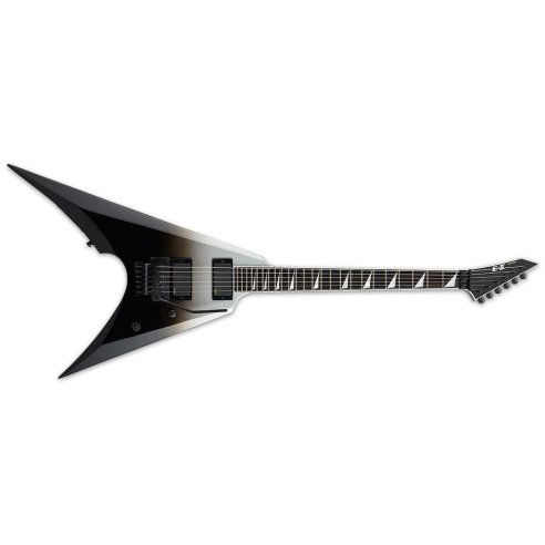 ESP E-II ARROW BLACK SILVER FADE