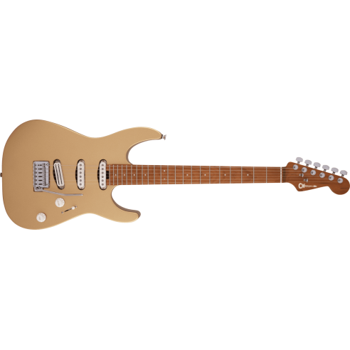 CHARVEL PRO MOD DK22 SSS 2PT CM PHARAOHS GOLD