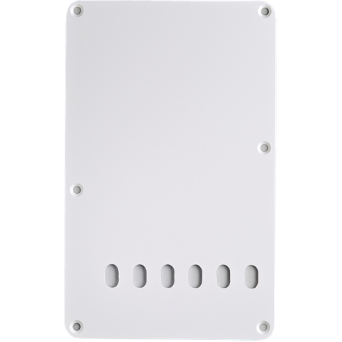 FENDER BACKPLATE STRAT WHITE 1 PLY