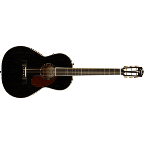 FENDER PM-2E STD PARLOR MAHOGANY BLACK