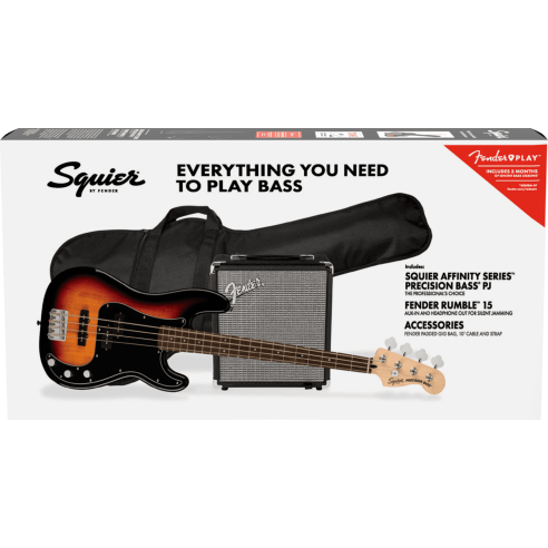 SQUIER PJ BASS PACK LRL 3TS