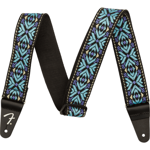 FENDER STRAP 2" PASADENA WOVEN BLUE SNOWFLAKE