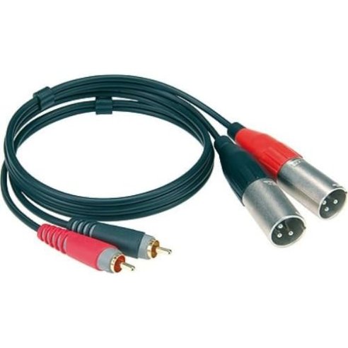KLOTZ AT-CM0300 2 RCA / 2 XLR M 3MT.