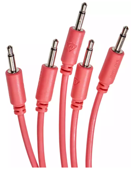 BLACK MARKET MODULAR PATCH CABLE 25 CM. 5-PACK PEACH