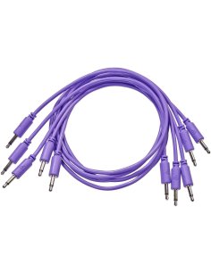 BLACK MARKET MODULAR PATCH CABLE 75 CM. 5-PACK VIOLET