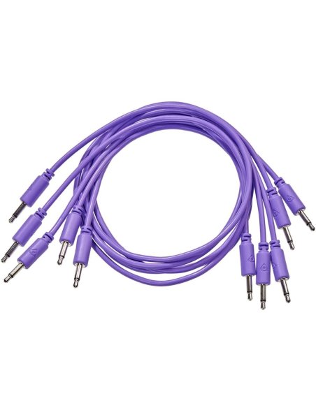 BLACK MARKET MODULAR PATCH CABLE 75 CM. 5-PACK VIOLET