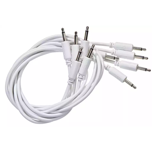 BLACK MARKET MODULAR PATCH CABLE 9 CM. 5-PACK WHITE