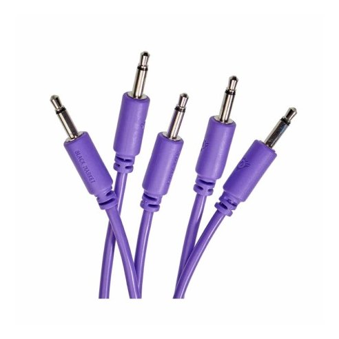 BLACK MARKET MODULAR PATCH CABLE 50 CM. 5-PACK VIOLET