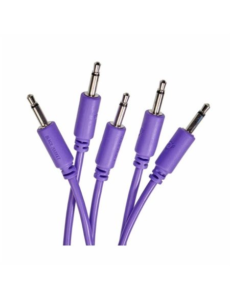 BLACK MARKET MODULAR PATCH CABLE 50 CM. 5-PACK VIOLET