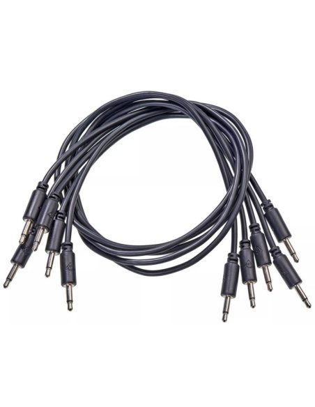 BLACK MARKET MODULAR PATCH CABLE 75 CM. 5-PACK GREY