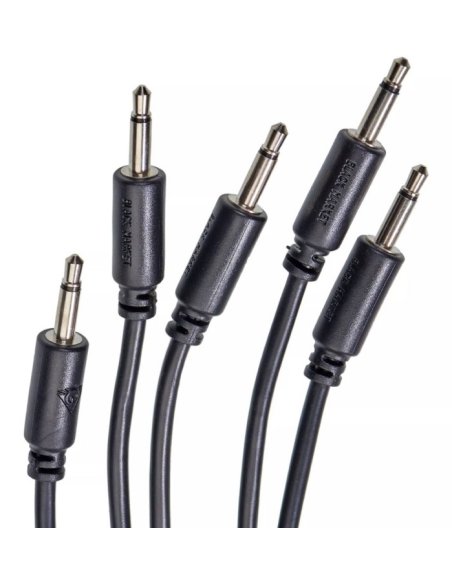 BLACK MARKET MODULAR PATCH CABLE 75 CM. 5-PACK GREY