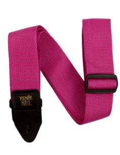 ERNIE BALL 5355 STRAP POLYPRO RASPBERRY
