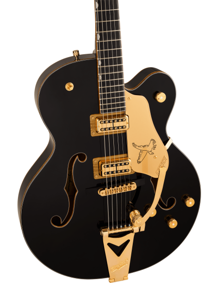 GRETSCH SYNCHROMATIC BLACK FALCON W/BIGSBY