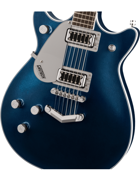 GRETSCH G5232LH EMTC DOUBLE JET MID SAPPHIRE LEFT HANDED