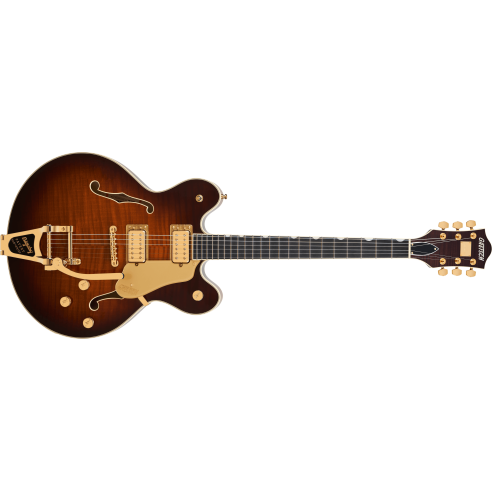 GRETSCH BROADKASTER LX FIGURED HAVANA BURST