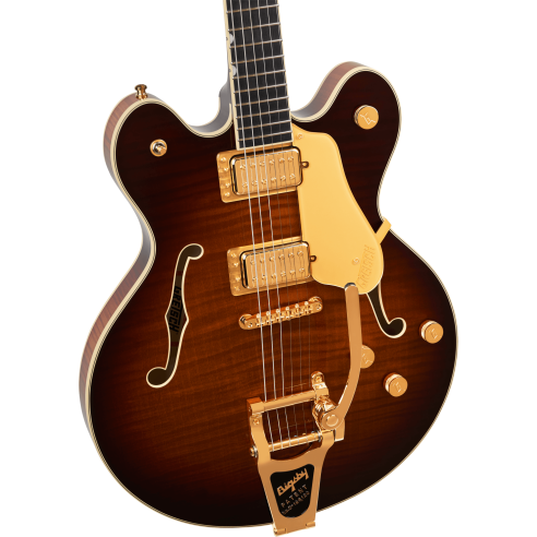 GRETSCH BROADKASTER LX FIGURED HAVANA BURST