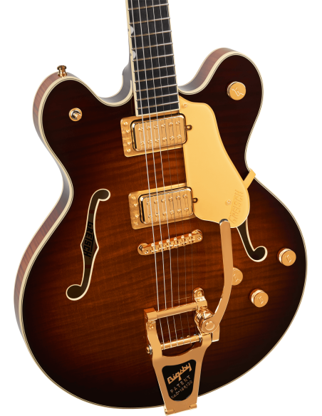 GRETSCH BROADKASTER LX FIGURED HAVANA BURST