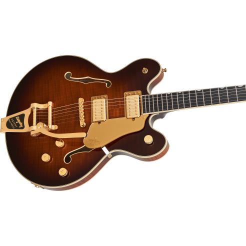 GRETSCH BROADKASTER LX FIGURED HAVANA BURST