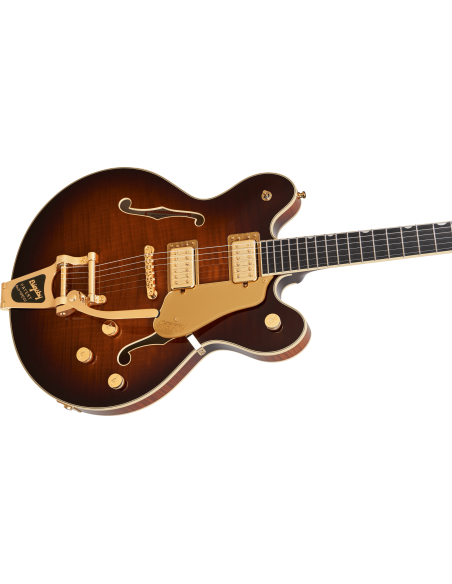 GRETSCH BROADKASTER LX FIGURED HAVANA BURST