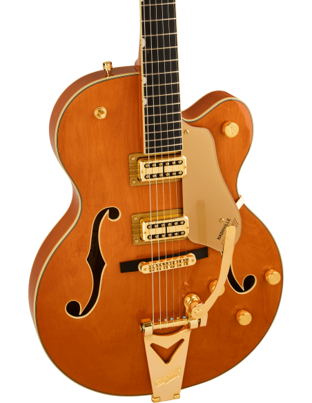 GRETSCH SYNCHROMATIC NASHVILLE ORANGE 50S W/BIGSBY
