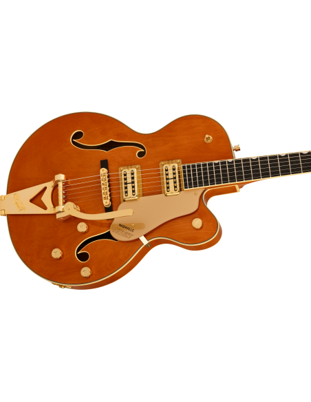 GRETSCH SYNCHROMATIC NASHVILLE ORANGE 50S W/BIGSBY