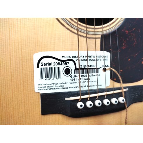 MARTIN OM28 AUTHENTIC 1931 2016 2084997