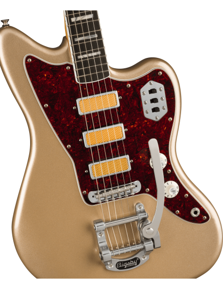 FENDER GOLD FOIL JAZZMASTER EB SHORELINE GOLD