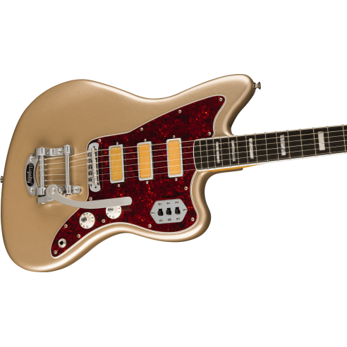 FENDER GOLD FOIL JAZZMASTER EB SHORELINE GOLD