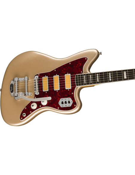FENDER GOLD FOIL JAZZMASTER EB SHORELINE GOLD