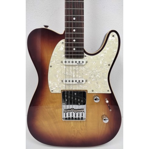 CHARVEL TE CUSTOM MIJ BROWN BURST