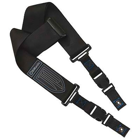 DiMarzio DD2200JP-BKBL J. Petrucci Signature - ClipLock - nero con cuciture BLU
