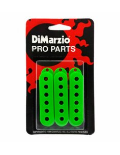 DiMarzio DM2001GN - cover per single coil hum canceling - set 3 pezzi - Verde