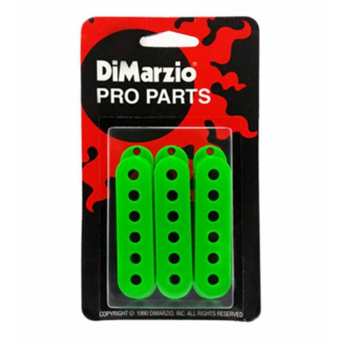 DiMarzio DM2001GN - cover per single coil hum canceling - set 3 pezzi - Verde