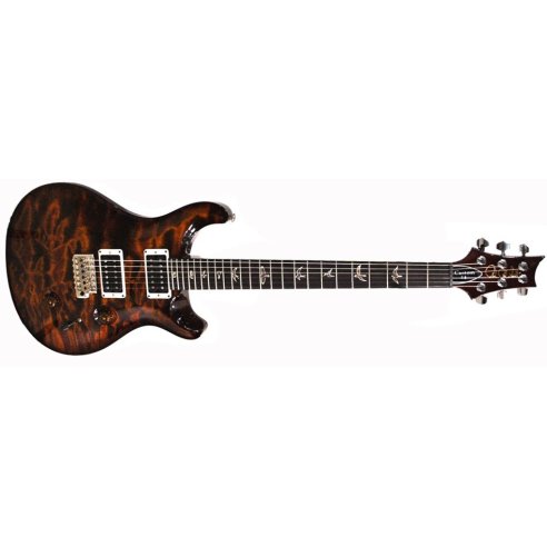 PRS CUSTOM 24 BIRDS QUILTED TR 5WB BLACK GOLD